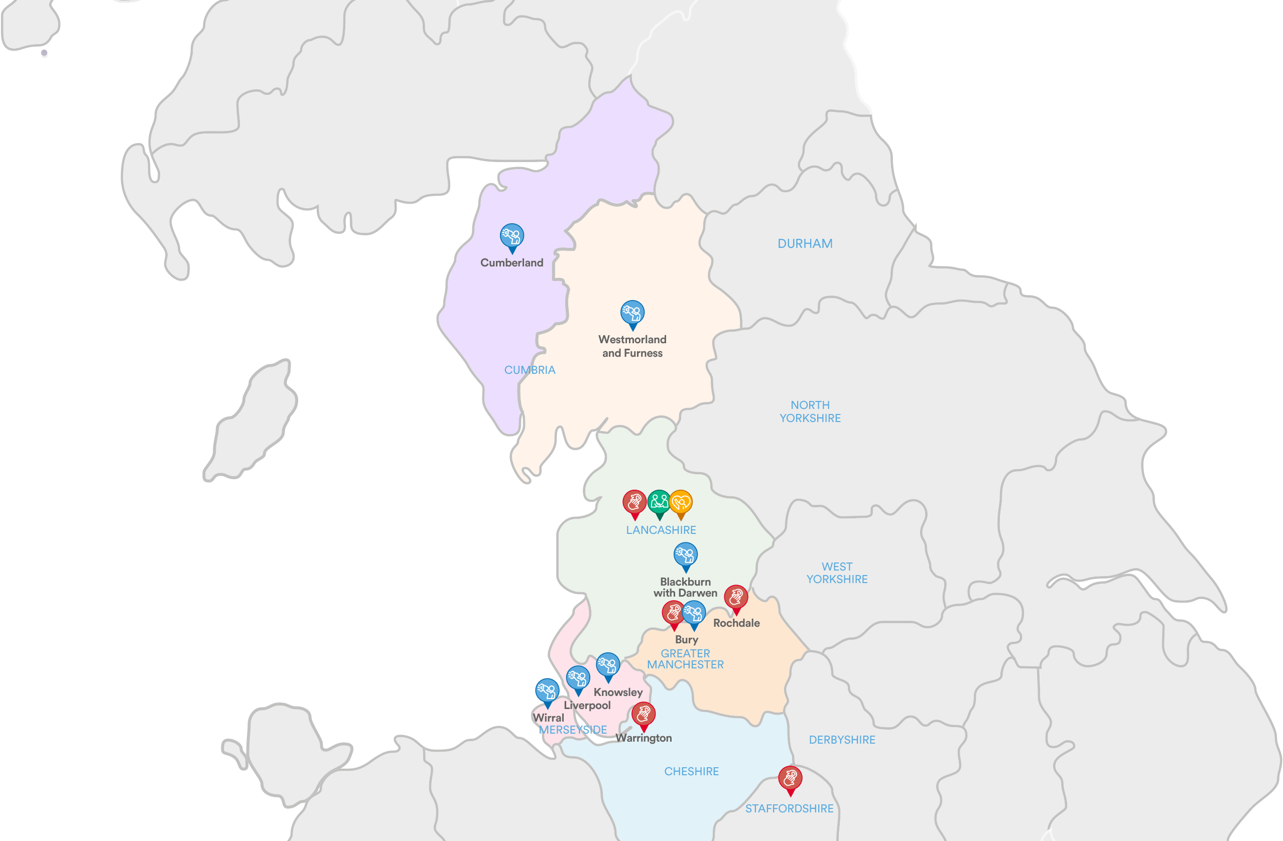 We Deliver Services across England