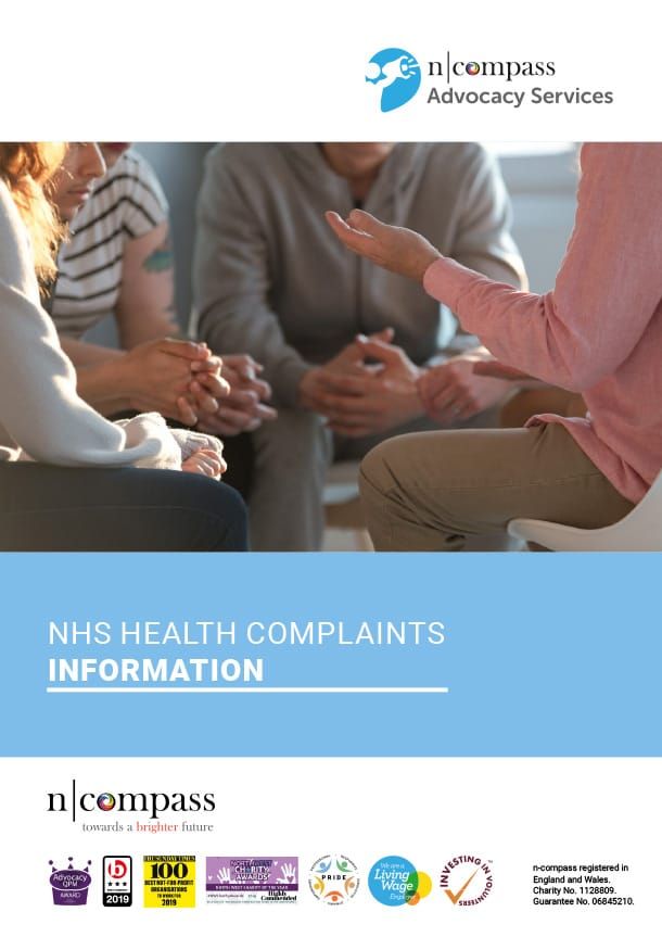  NHS health complaints information 